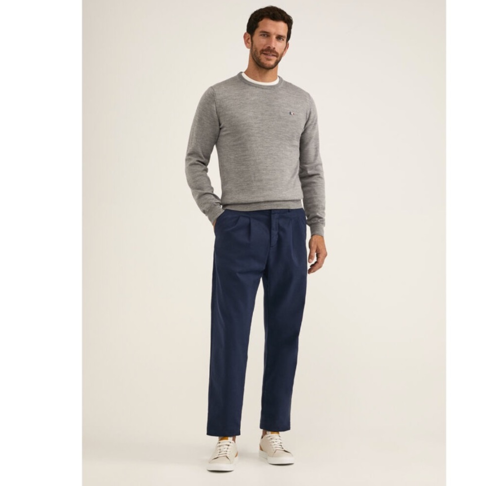 FAÇONNABLE mens grey essential sweatshirt